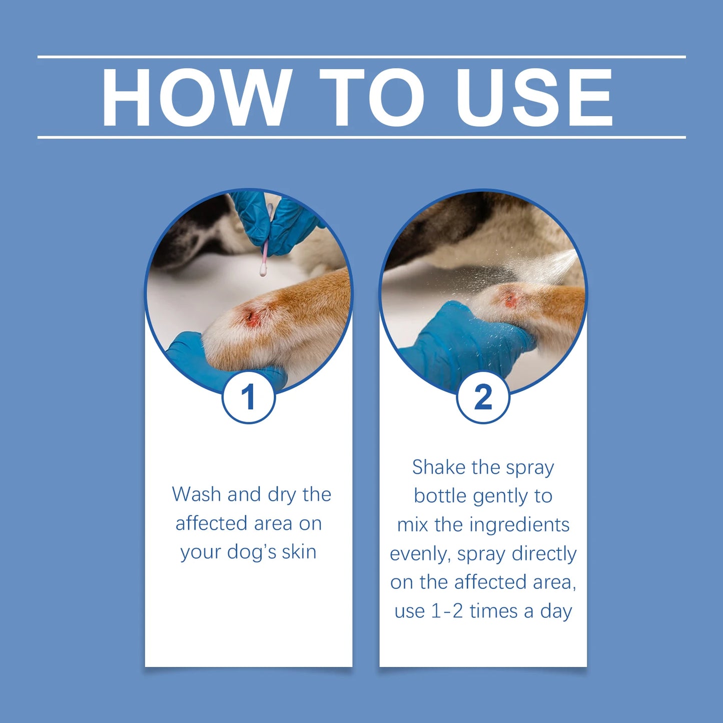 Yegbong 100ml Skin Soothing Spray for Dogs