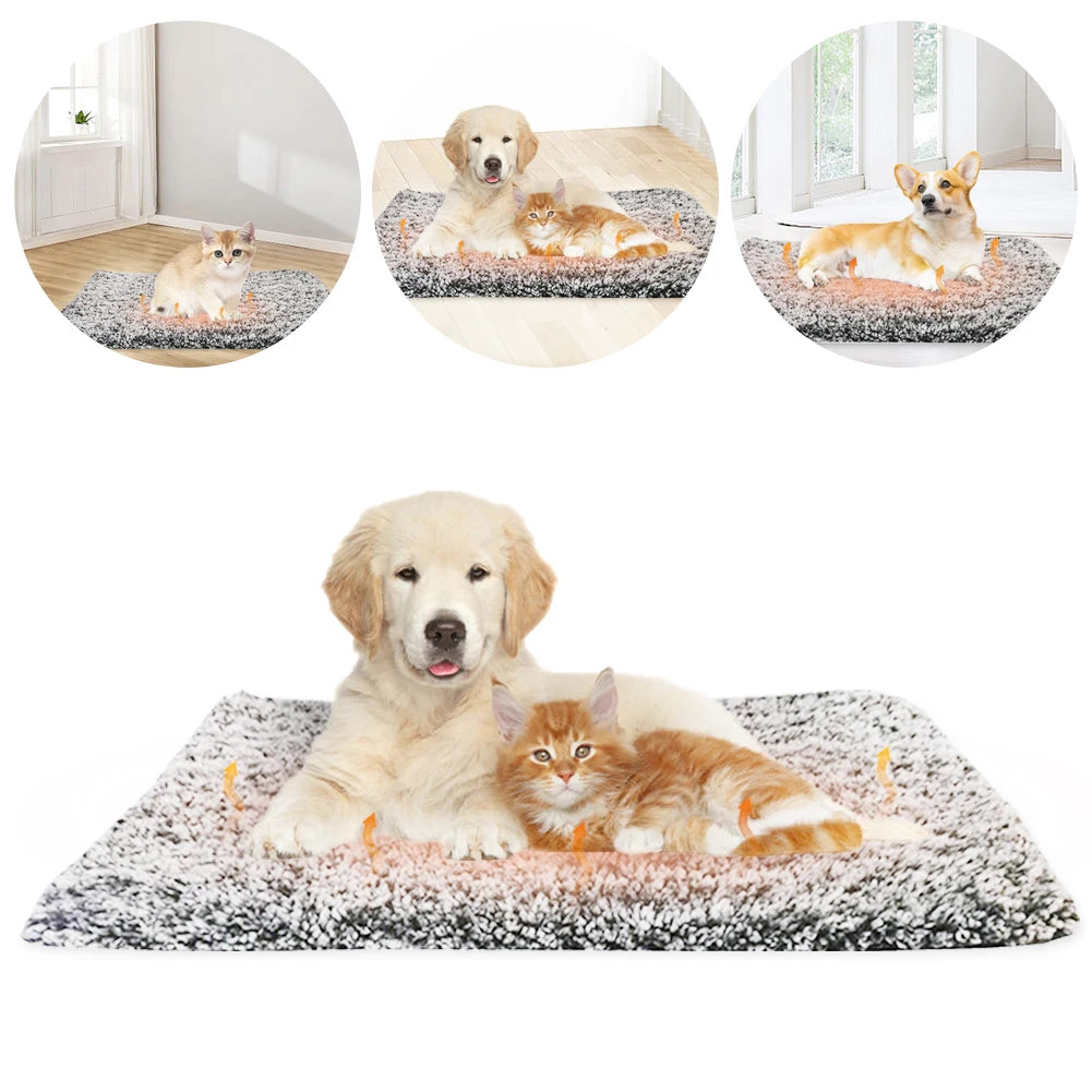 Self-Warming Thickened Blanket Pet Pad