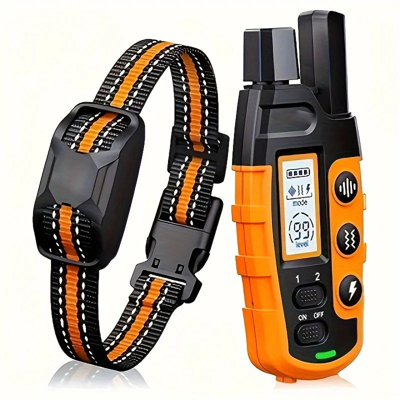 Waterproof Electric Dog Training Collar w/Remote Control