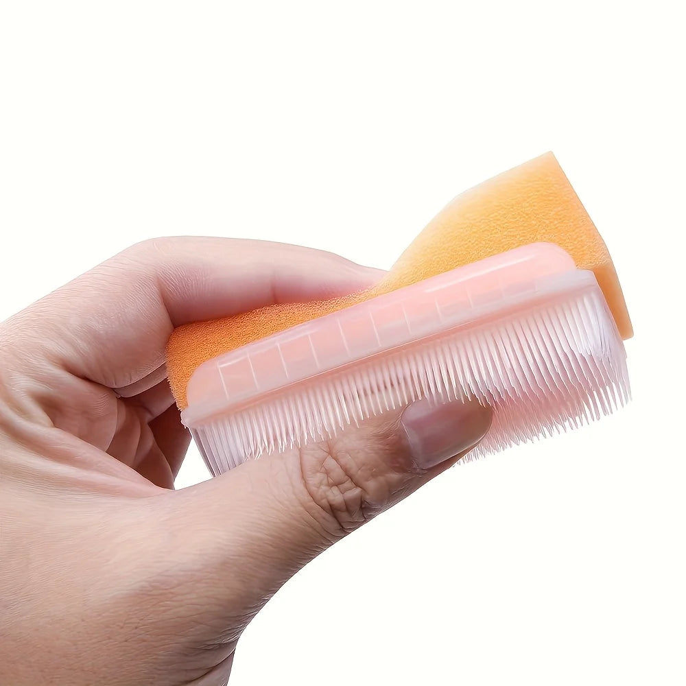 1pc Soft Bristle Cat Tongue Sensory Brush