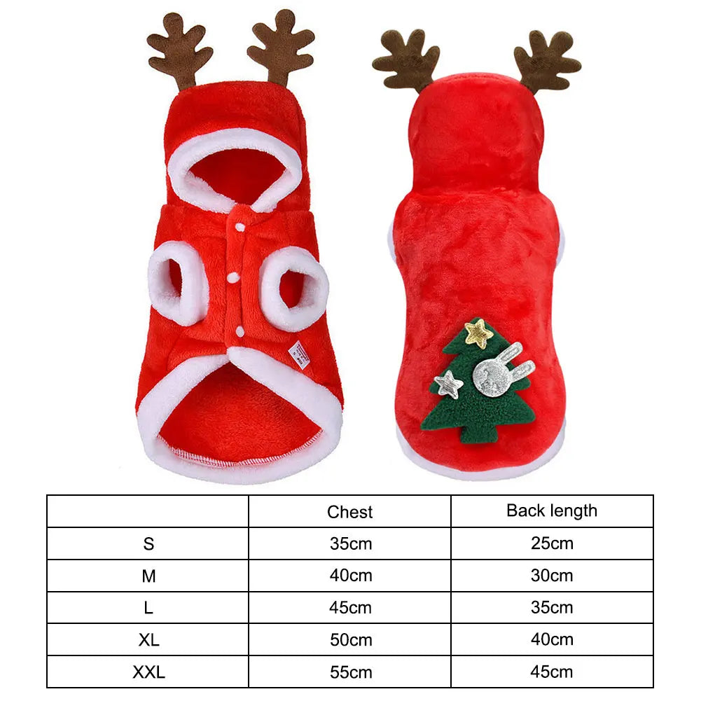 Christmas Warm Pet Coats S/M/L