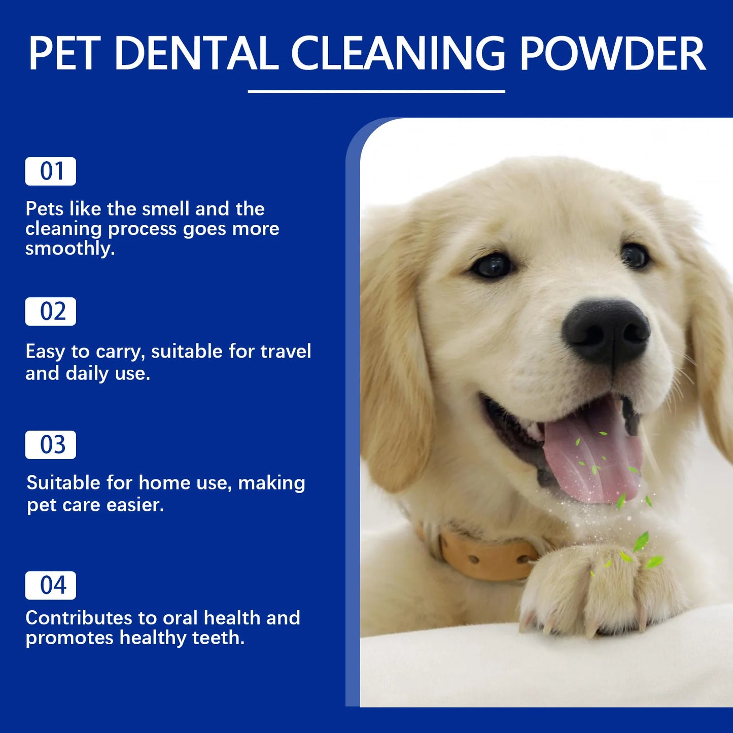 Yegbong 80g Pet Teeth Cleaning Powder
