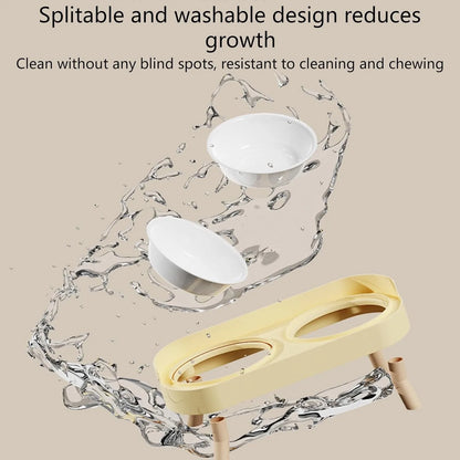 Elevated Pet Food & Water Set