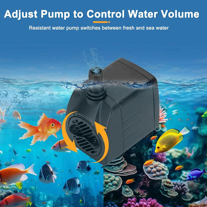 79Gal Hydroponic Water Chiller with Remote Control Pump