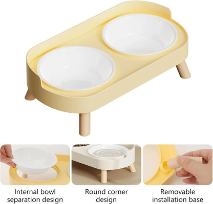 Elevated Pet Food & Water Set