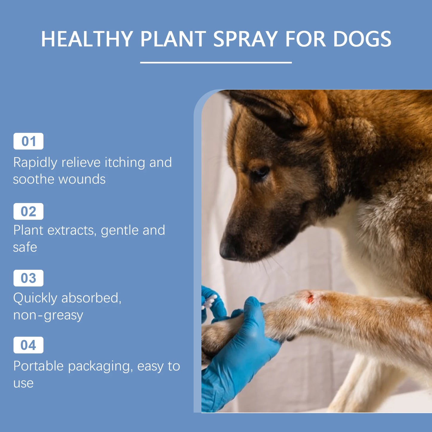 Yegbong 100ml Skin Soothing Spray for Dogs