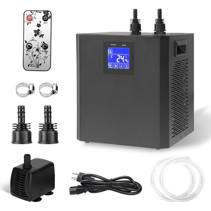 79Gal Hydroponic Water Chiller with Remote Control Pump