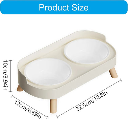 Elevated Pet Food & Water Set