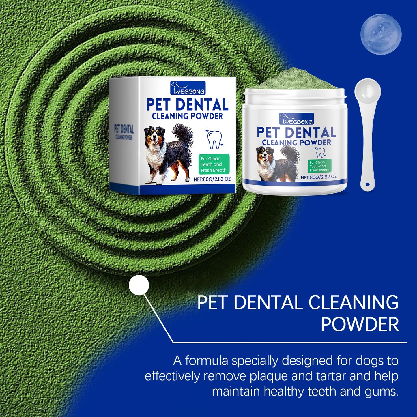 Yegbong 80g Pet Teeth Cleaning Powder