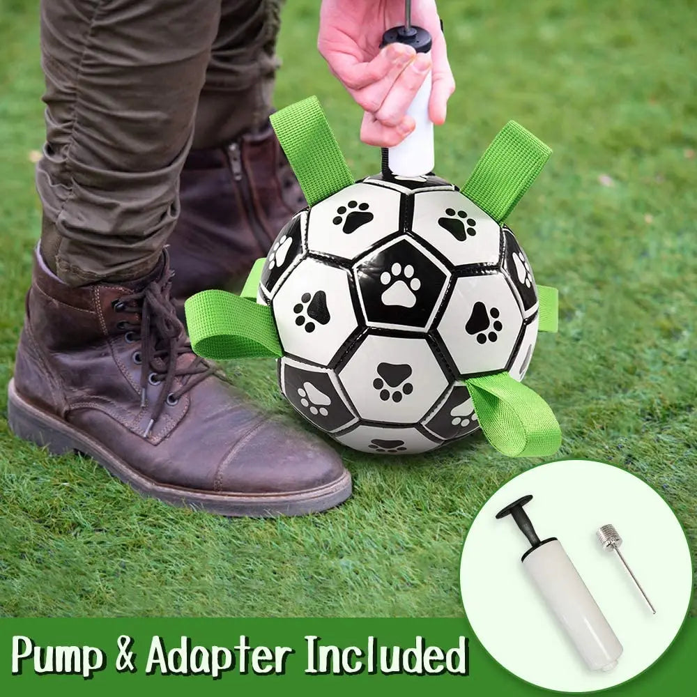 Interactive Football (Soccer) Toy w/Grab Tabs