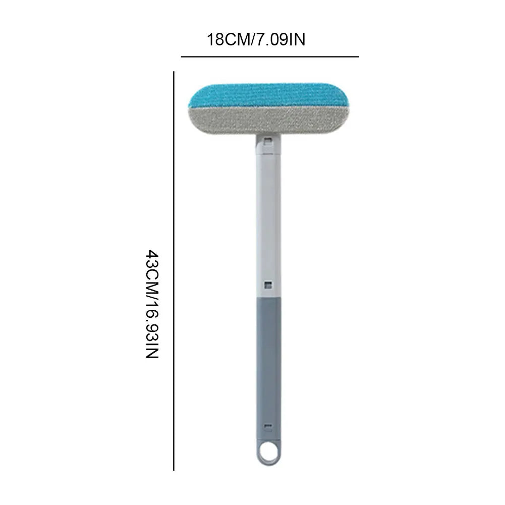 Pet Long Handle Hair Remover/Window Cleaner Brush