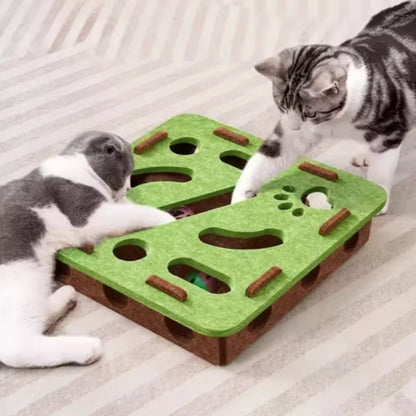 Interactive Maze Game w/Bell for Cats