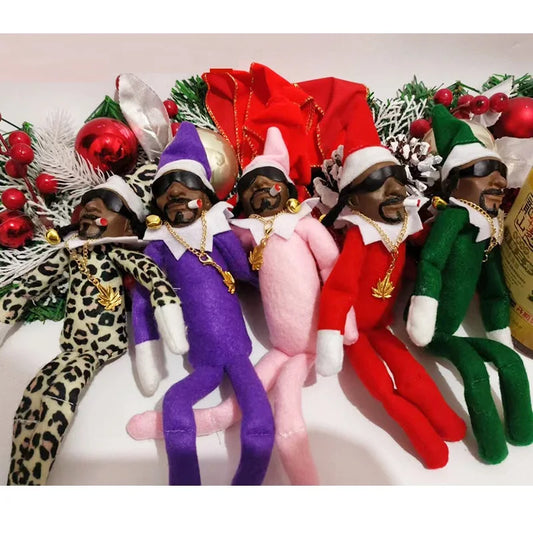 Christmas Elf Snoop on a Stoop Plush Toys