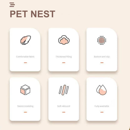 Fluffy Paw Shaped Pet Bed