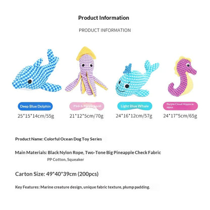 Squeaky Crinkle Pet Chew Toy