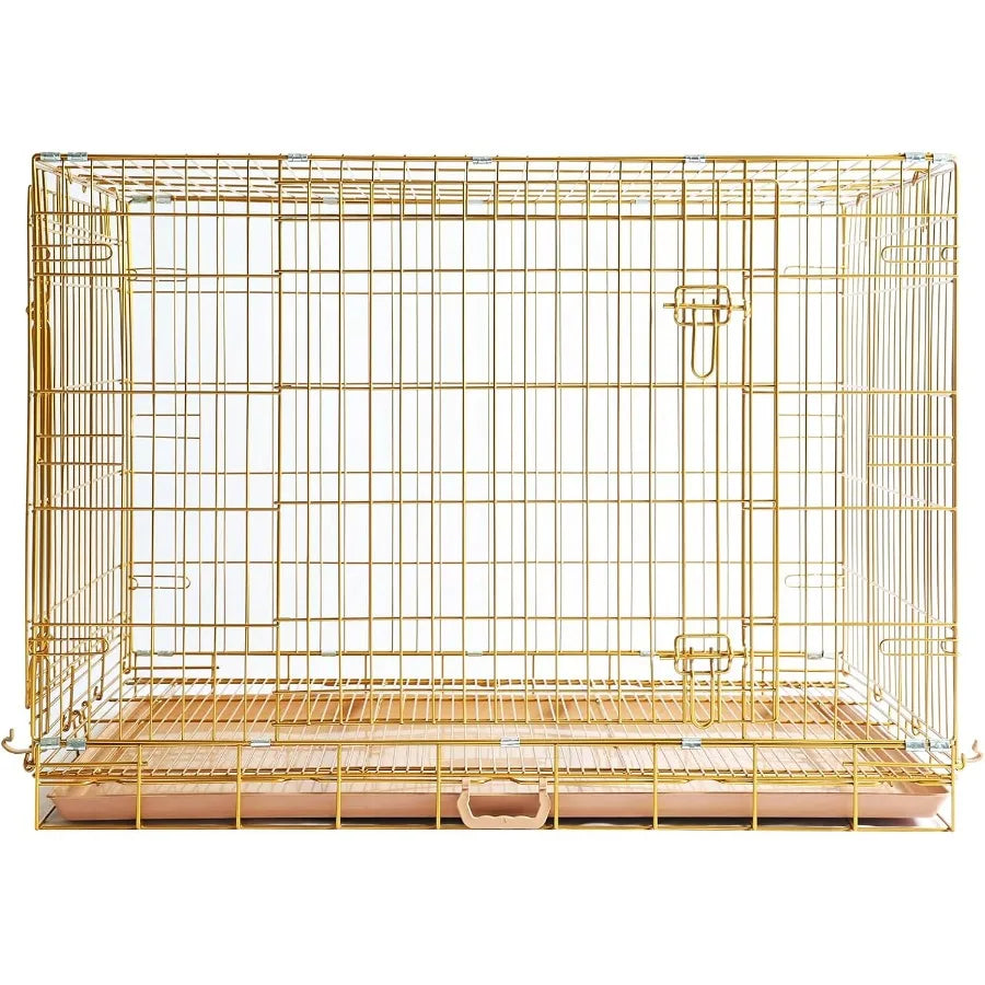 Copper Gold Portable & Foldable Pet Crate