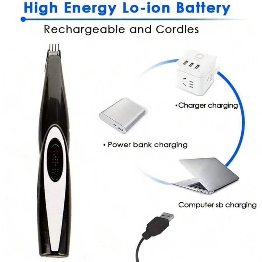 Pet Rechargeable Low Noise Paw Trimmers