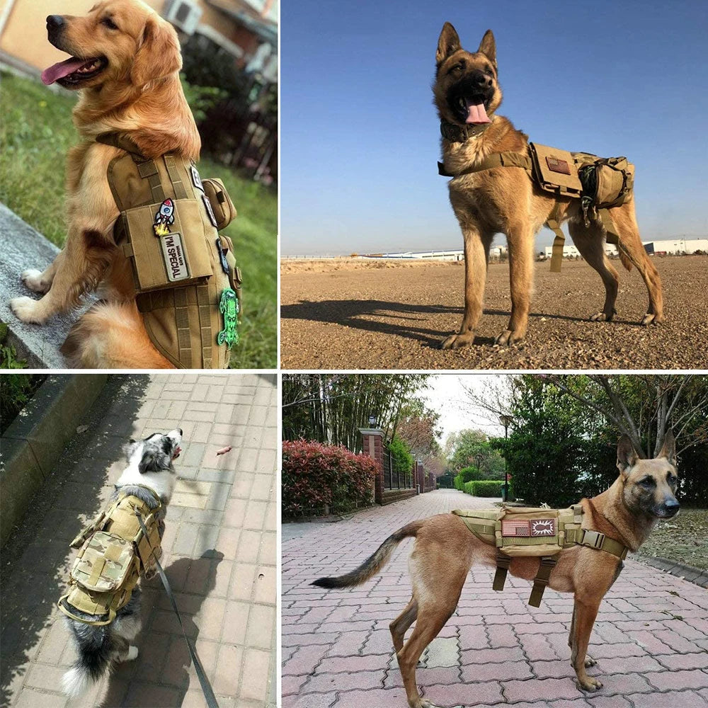 12 Pc Tactical Patch Bundle for Dog Vest/Harness