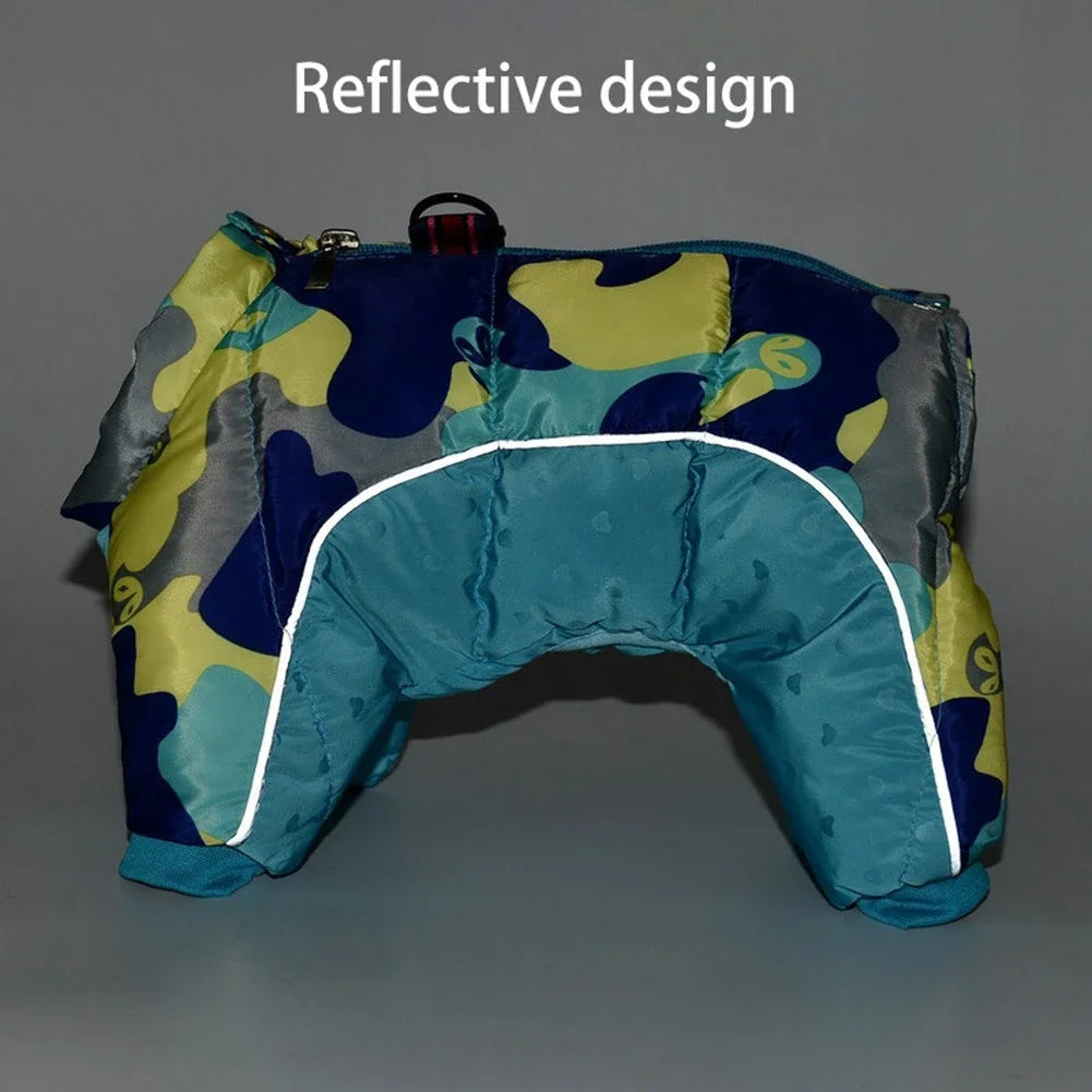 Fullbody Fleece Puffer Snowsuit S-XXL