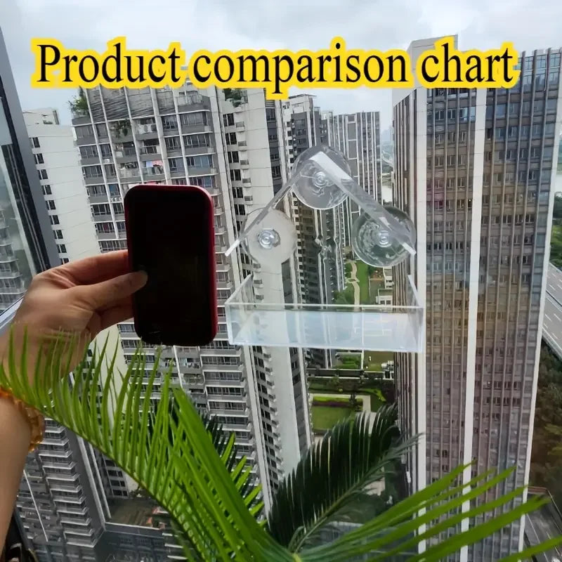 Transparent Window Bird Feeder