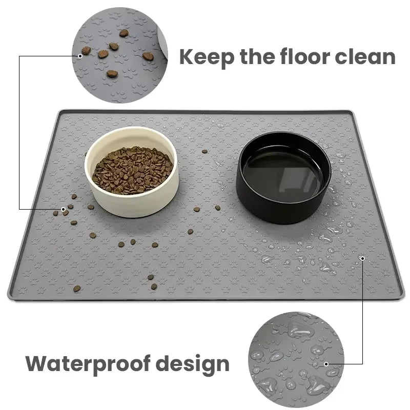 Raised Pet Feeder w/3 Stainless Steel Bowls