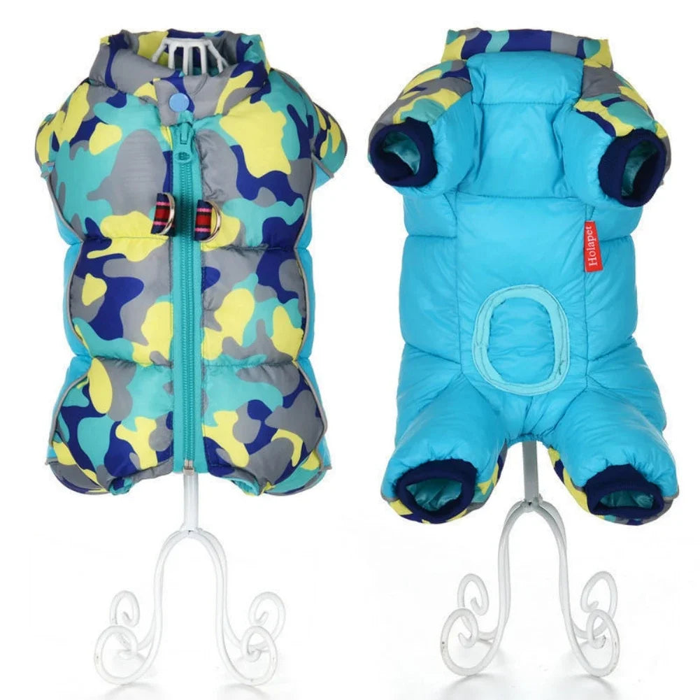 Fullbody Fleece Puffer Snowsuit S-XXL