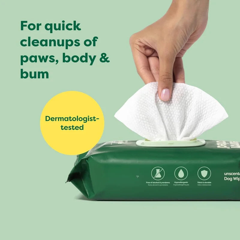 Hypoallergenic Cleansing & Moisturizing Pet Wipes