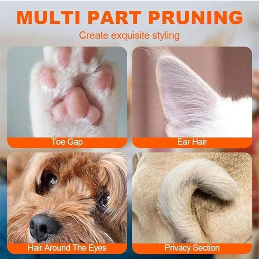 Pet Rechargeable Low Noise Paw Trimmers