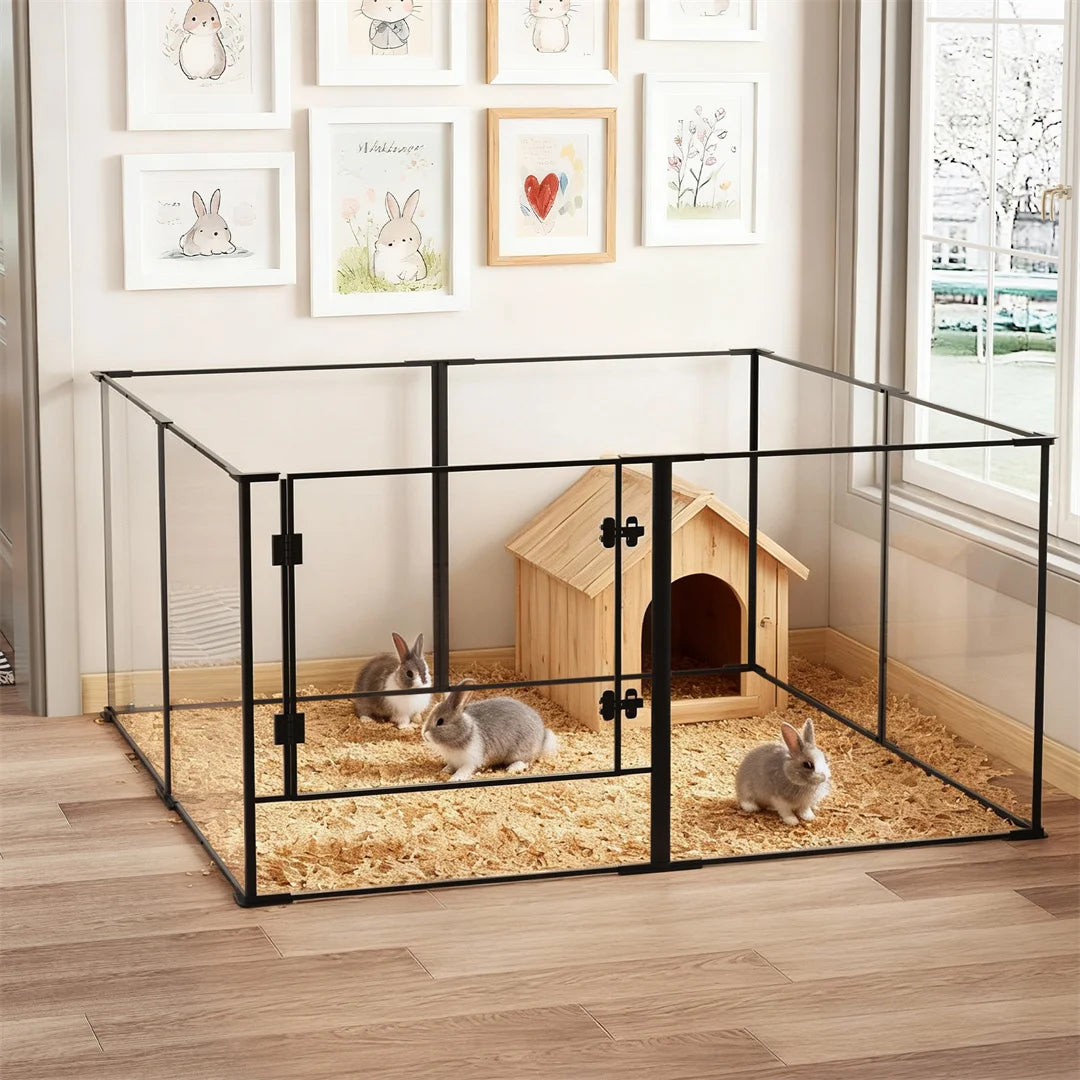 Acrylic Indoor Pet Playpen (8 Panels)