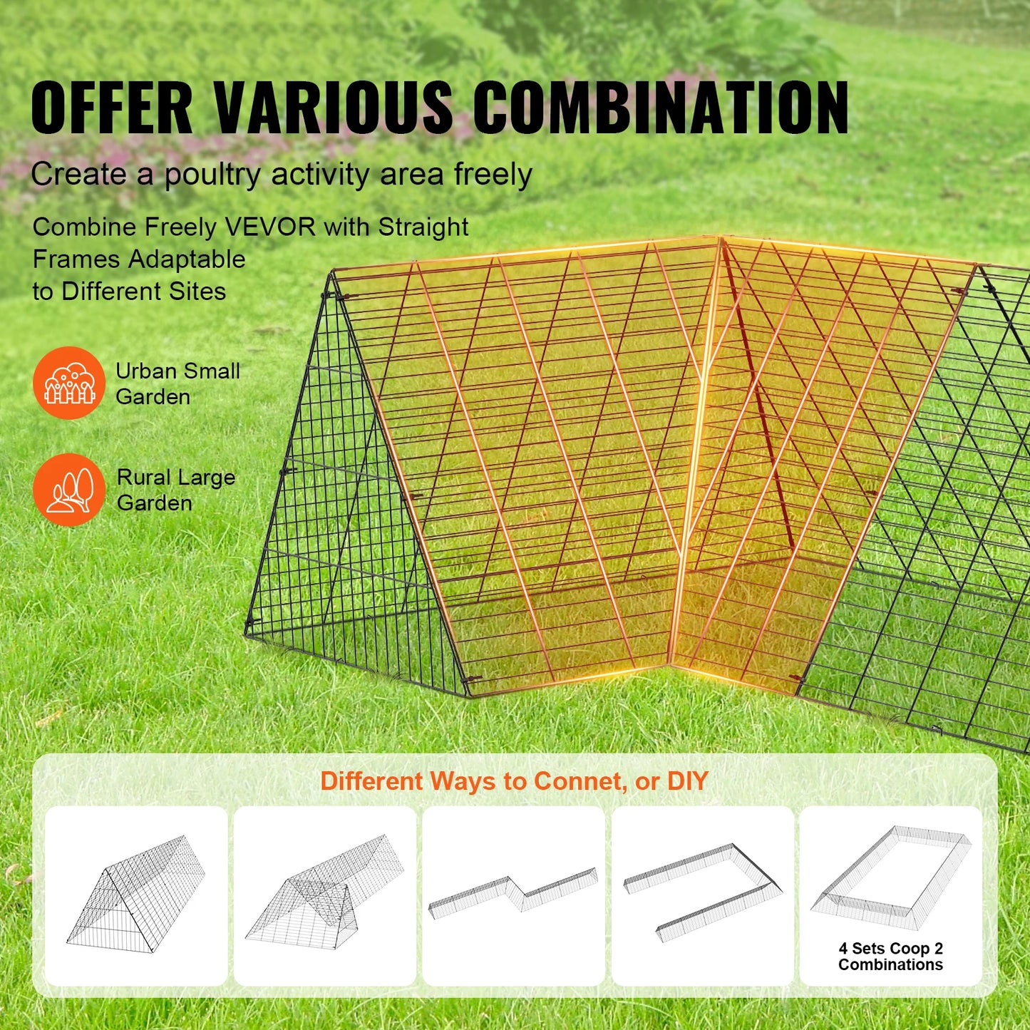 SucceBuy Chicken Tunnels for Yard