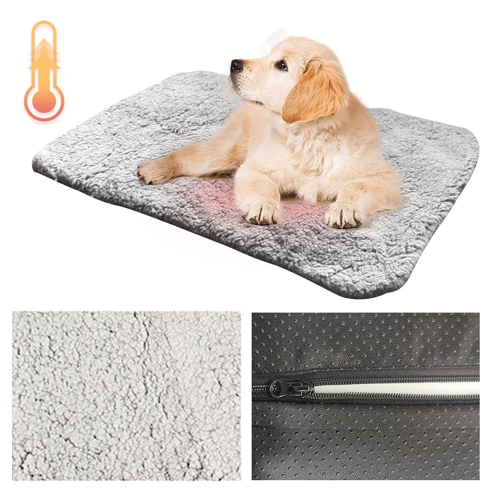 Self-Warming Thickened Blanket Pet Pad