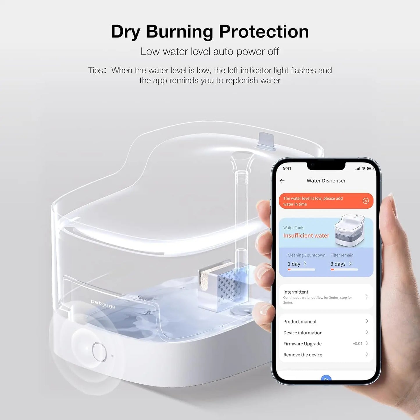 Ultra-Quiet 8-Layer Filter Pet Water Fountain