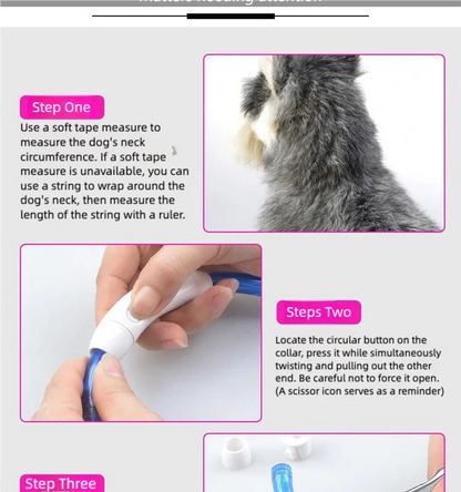 LED USB Rechargeable 3 Mode Pet Collar