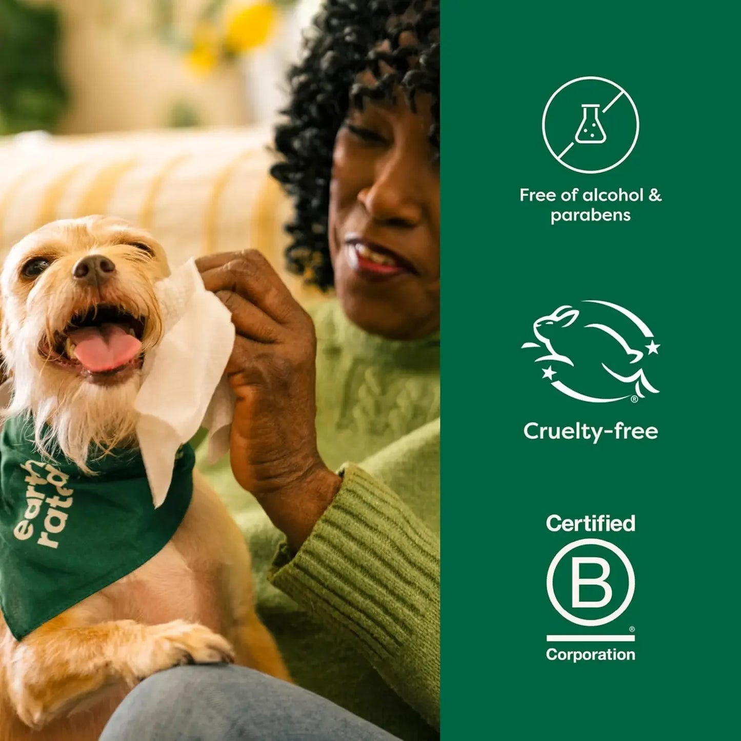 Hypoallergenic Cleansing & Moisturizing Pet Wipes