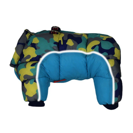 Fullbody Fleece Puffer Snowsuit S-XXL