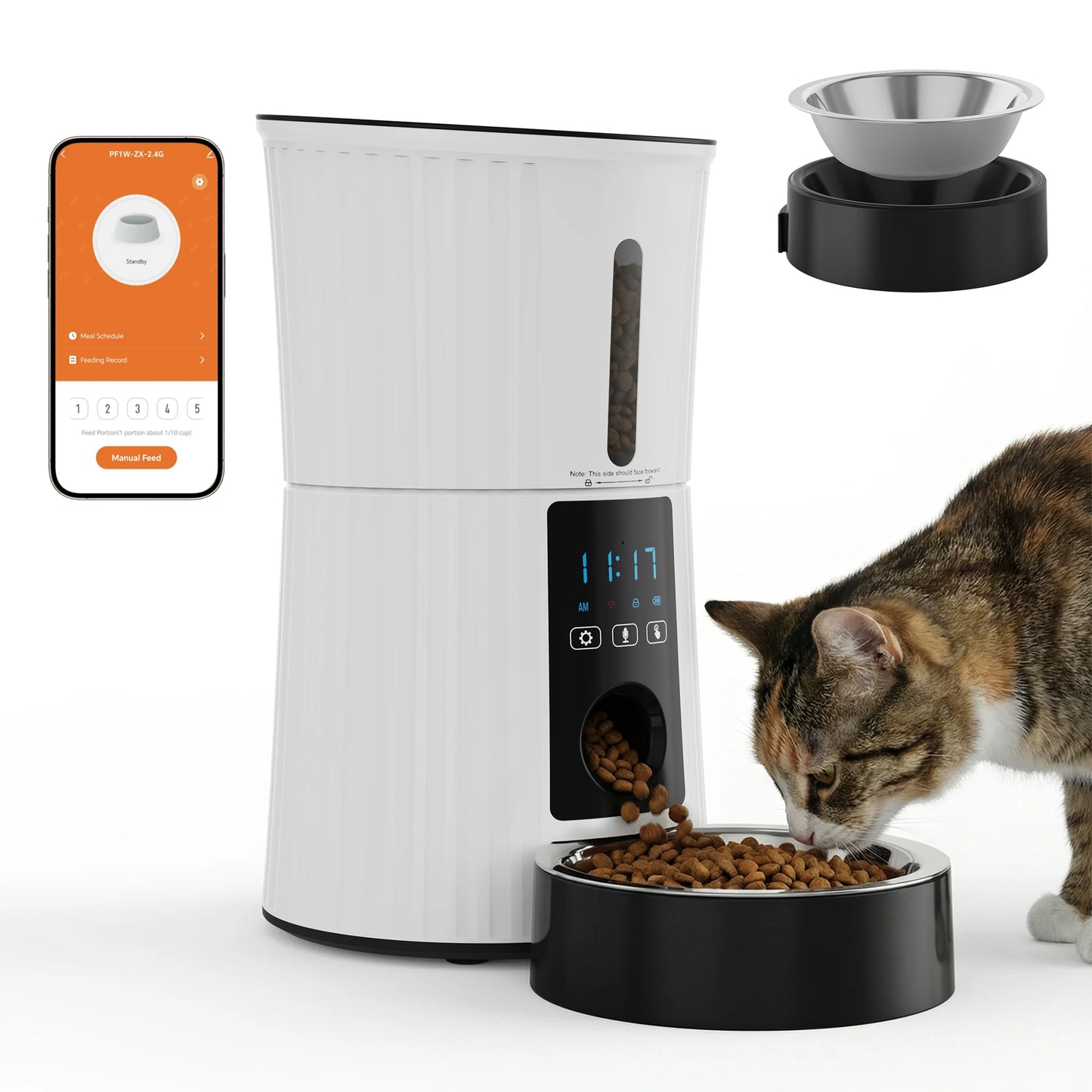 JHK 4L Automatic Timed Pet Feeder