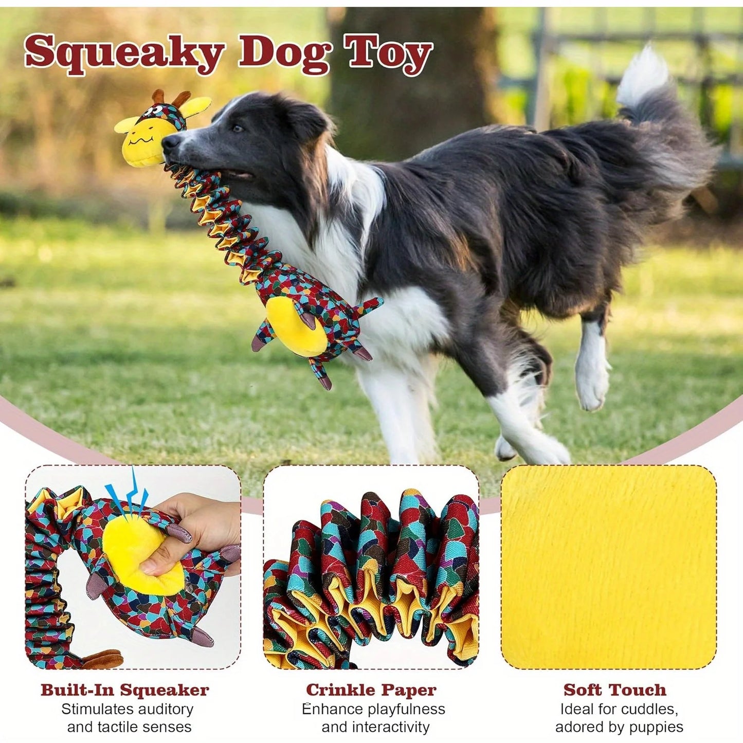 Ultra-Strong Plush Chew Toy for Powerful Chewers