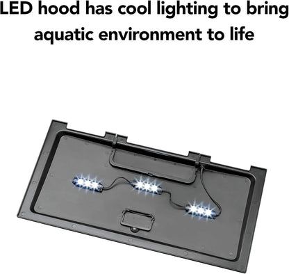 10 Gallon Aquarium Starter Kit with LED Lighting