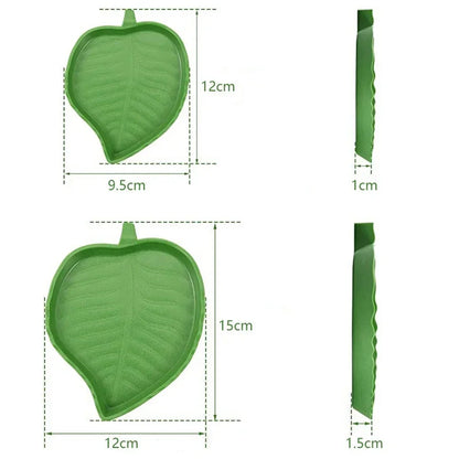 Leaf Shape Reptile Food/Water Bowl
