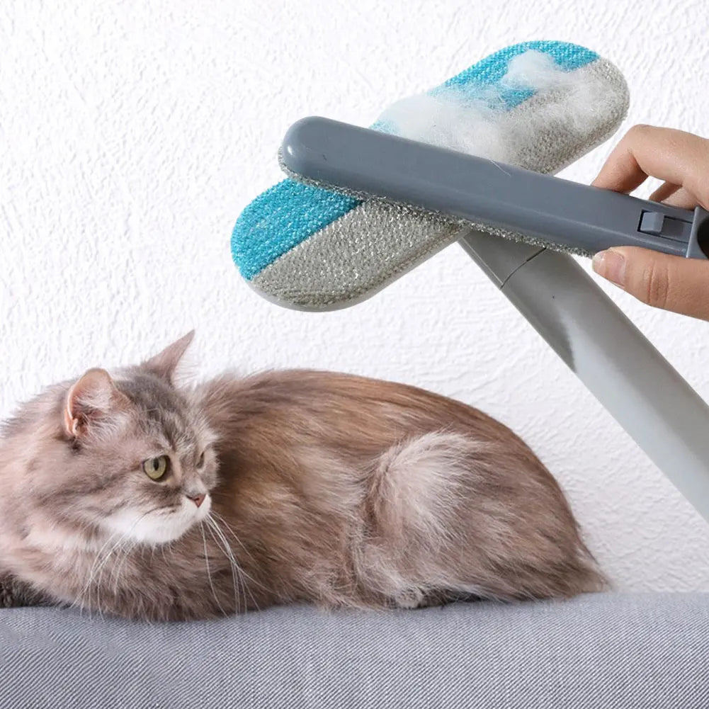 Pet Long Handle Hair Remover/Window Cleaner Brush