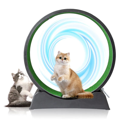 Indoor Large Cat Exercise Wheel Treadmill Cat Running Wheel Silent Movement Toy