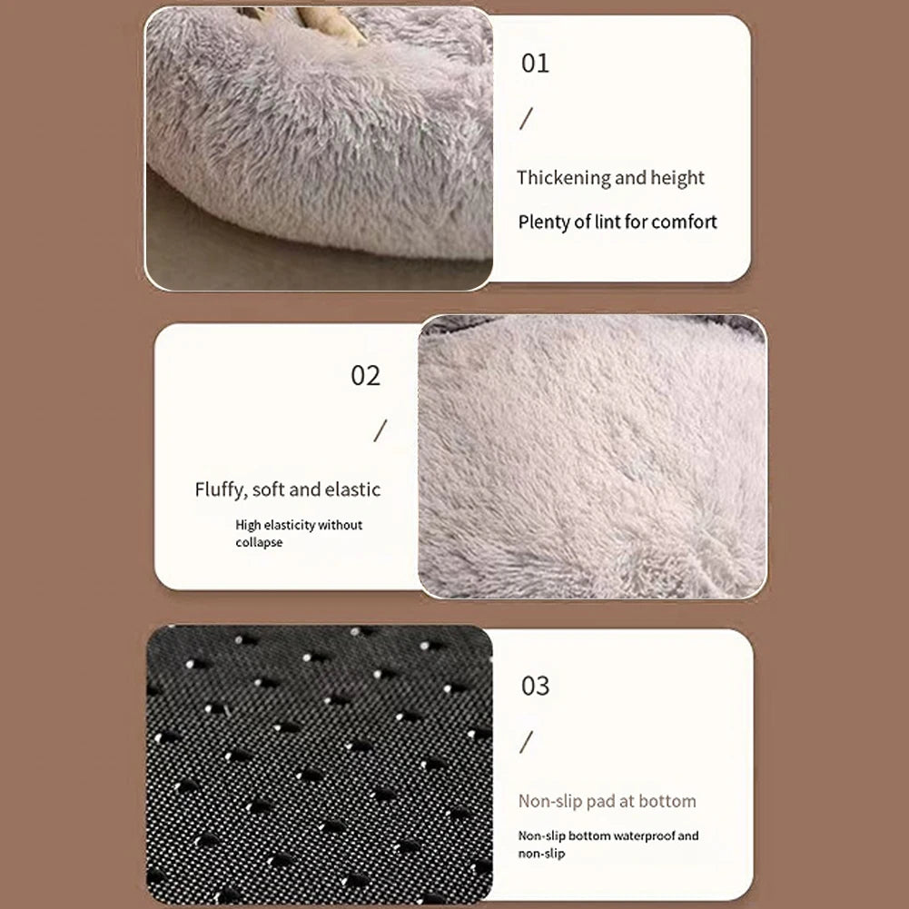 Fluffy Paw Shaped Pet Bed