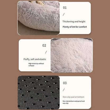 Fluffy Paw Shaped Pet Bed