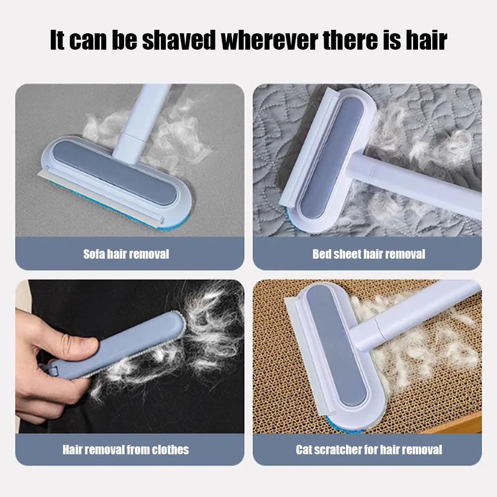 Pet Long Handle Hair Remover/Window Cleaner Brush