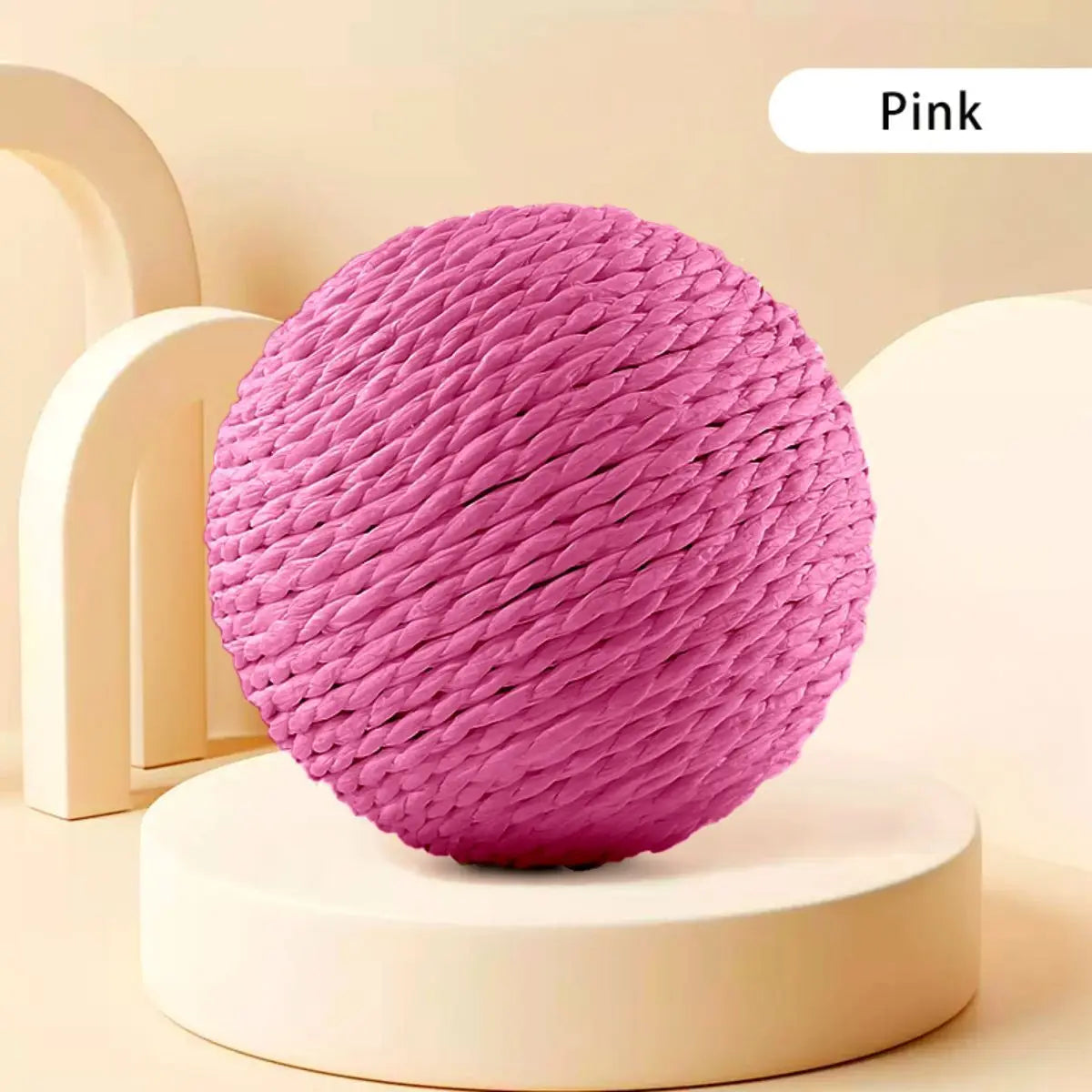 Interactive Super Big Sisal Scratching Ball Toy