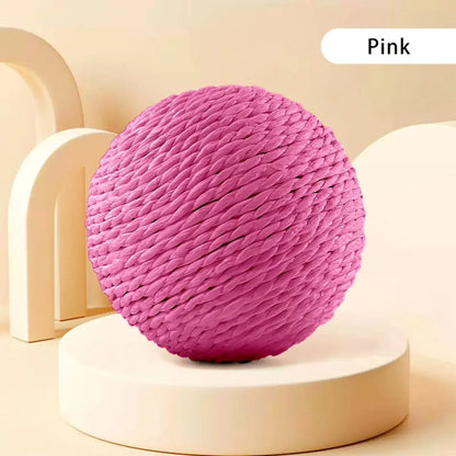 Interactive Super Big Sisal Scratching Ball Toy