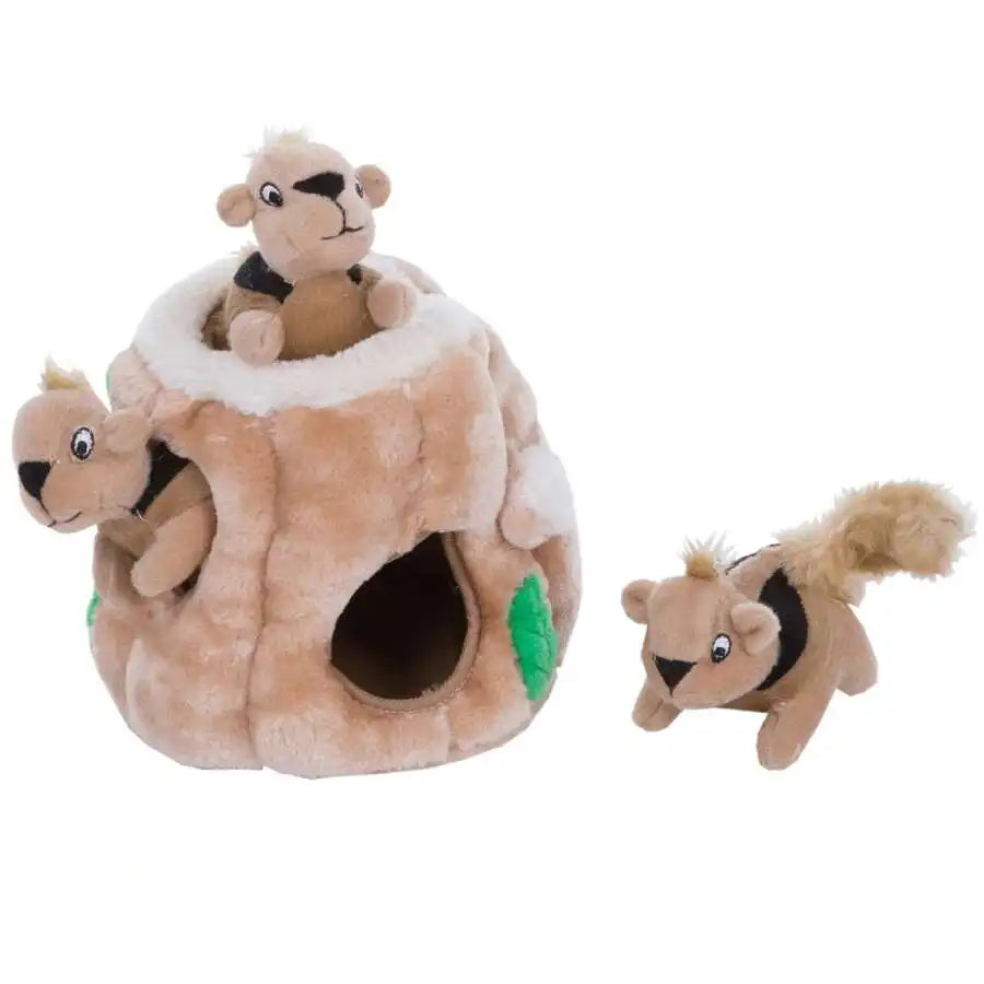 Squirrel Hide Toys w/Removable Squeakers
