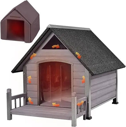 Outdoor Dog House w/Insulated Liner