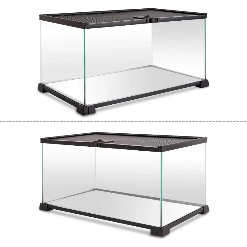 10 Gallon Reptile/Small Rodent Terrarium Sliding Screen Top