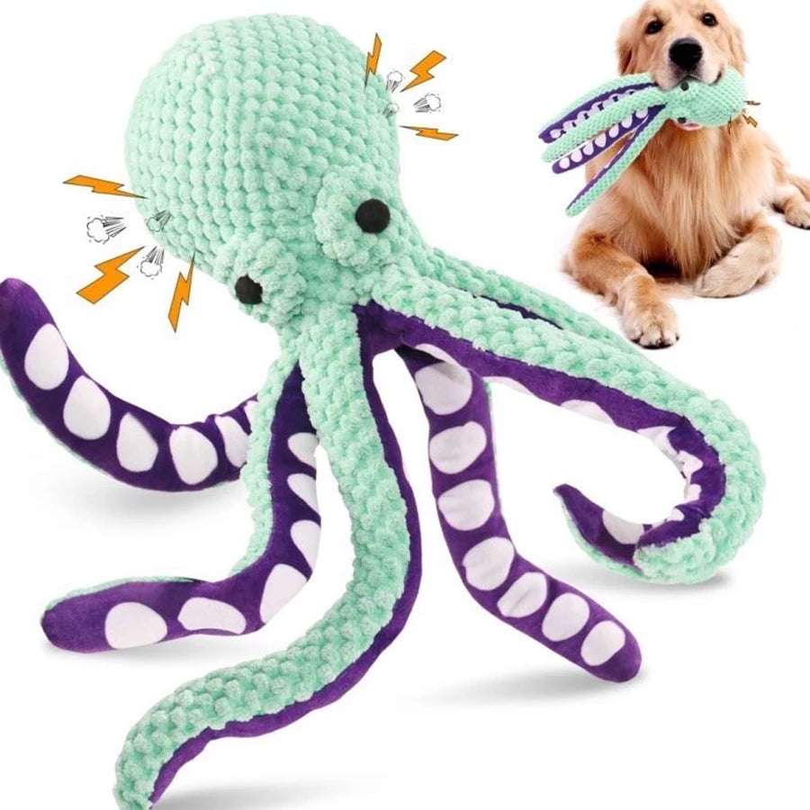 Plush Octopus Interactive Toy